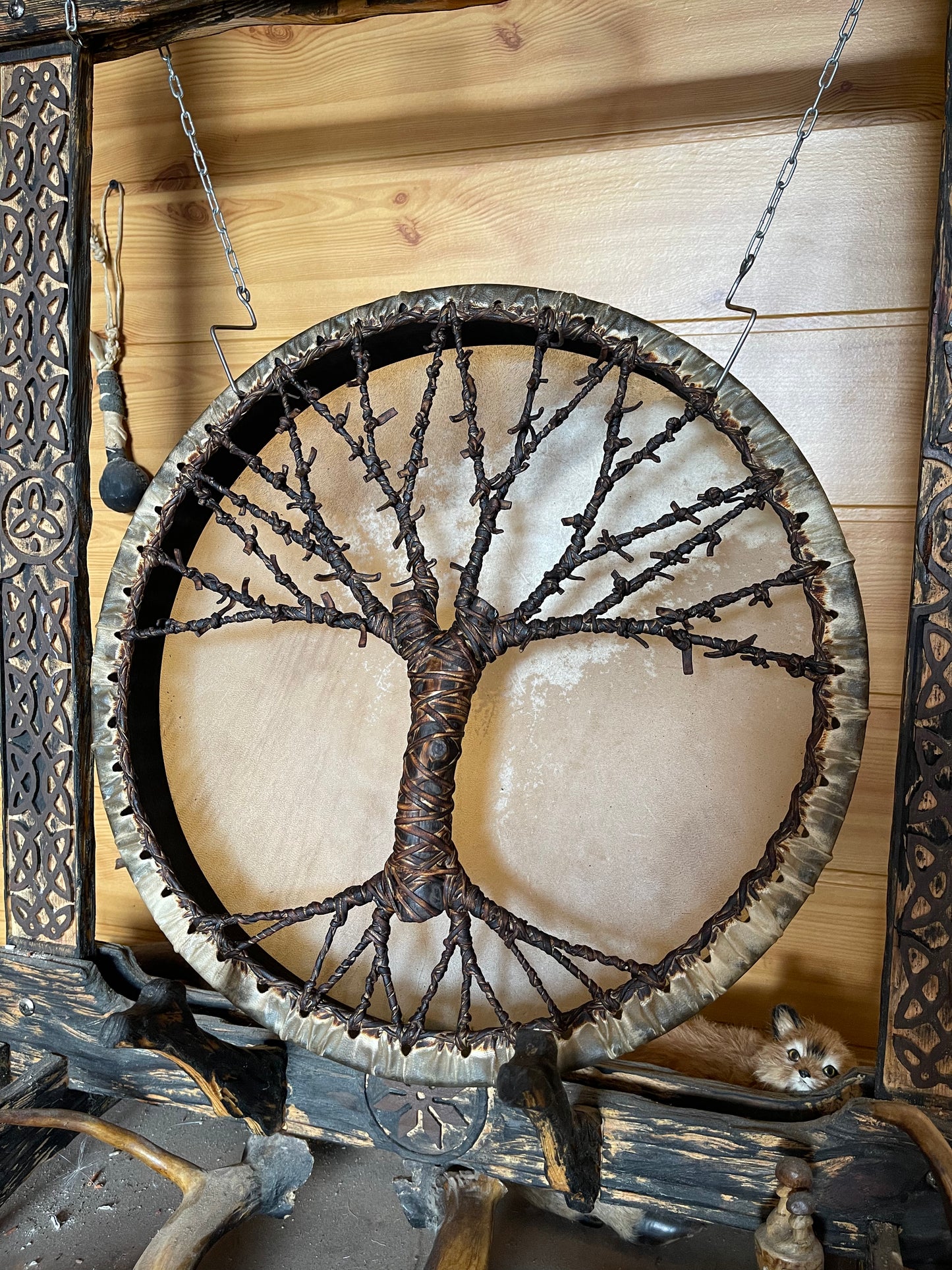 Shaman drum Tree of Life 18’