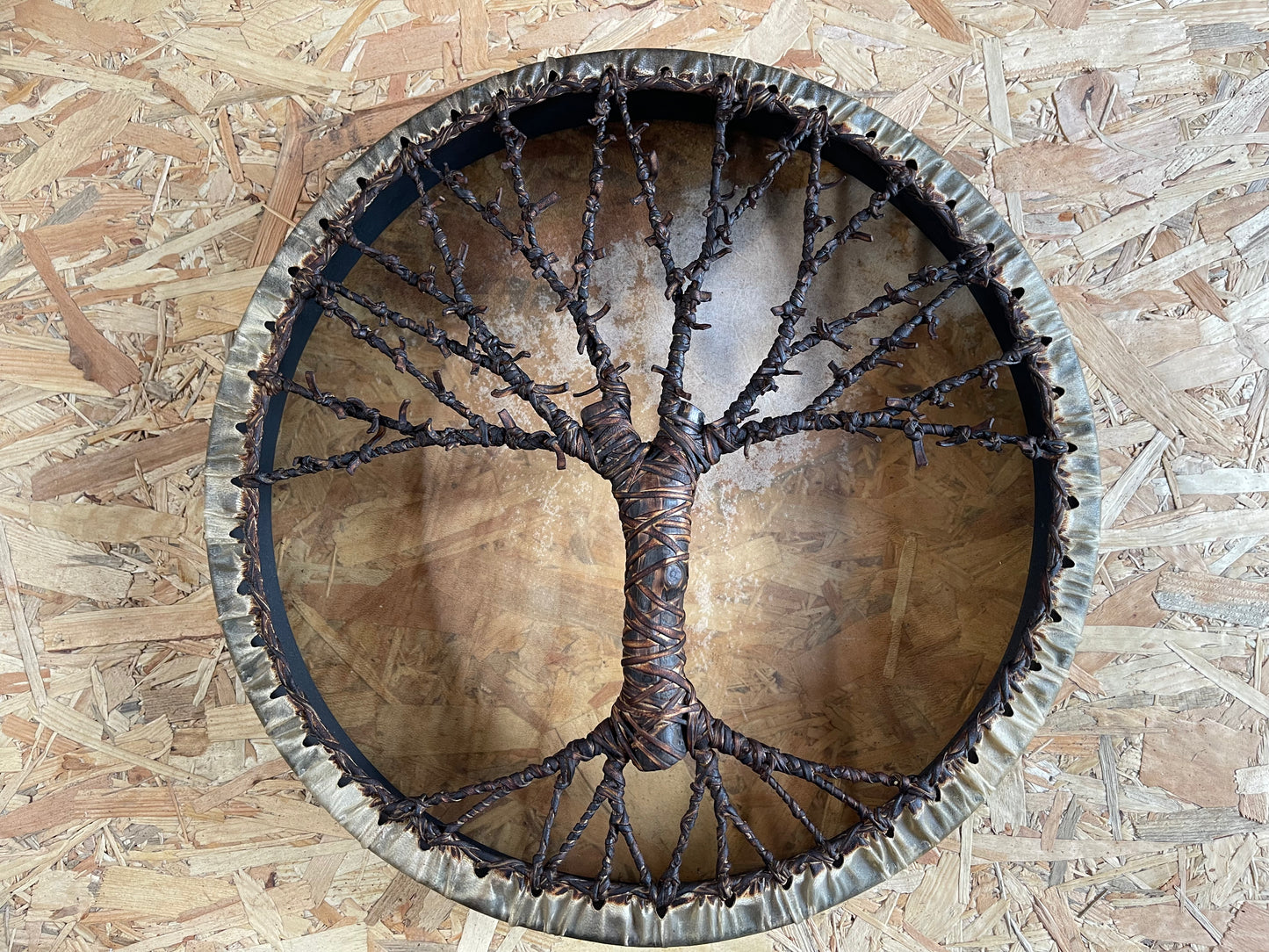 Shaman drum Tree of Life 18’
