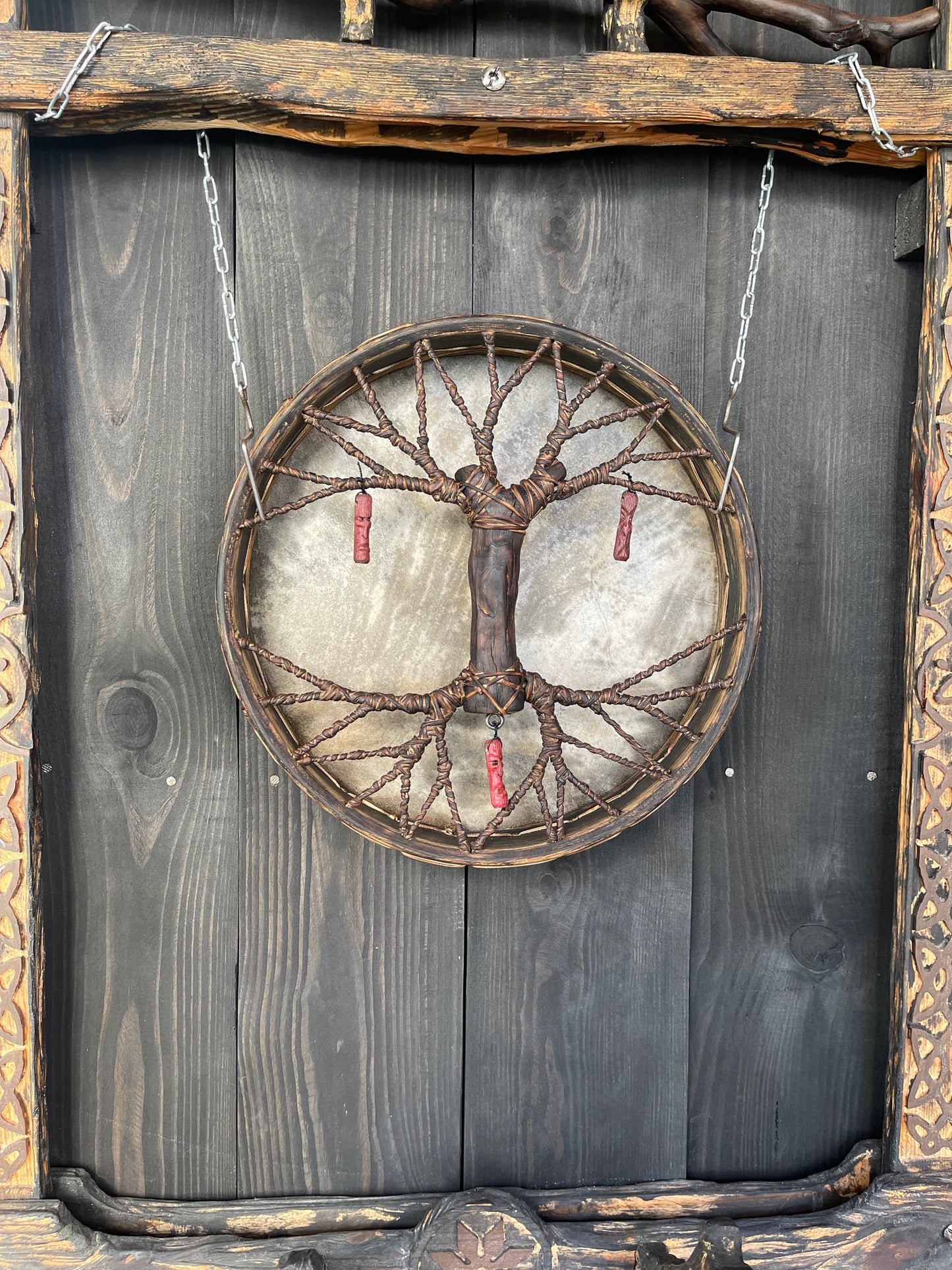 Shaman drum Tree of Life 12'