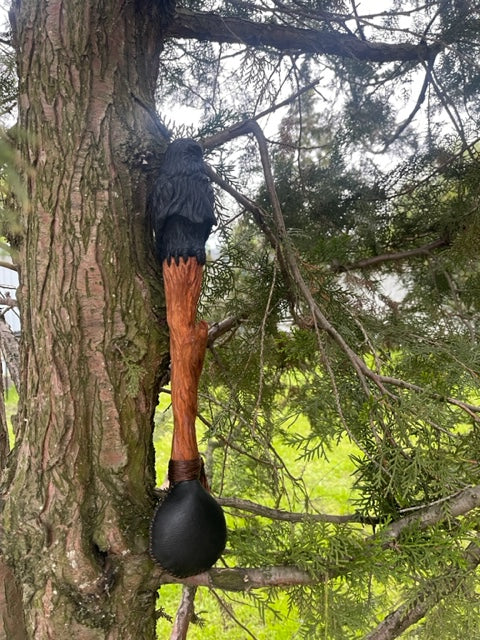 Shamanic rattle an Owl