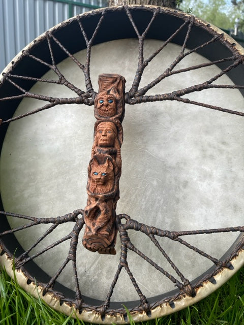 Shaman drum Lady of the mask