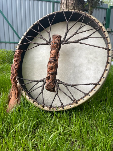 Shaman drum Lady of the mask