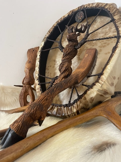 Shaman drum Deer