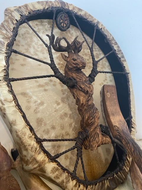 Shaman drum Deer