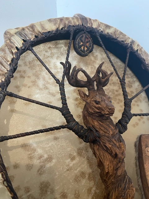 Shaman drum Deer