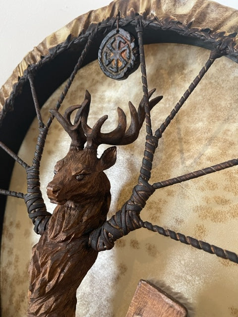 Shaman drum Deer