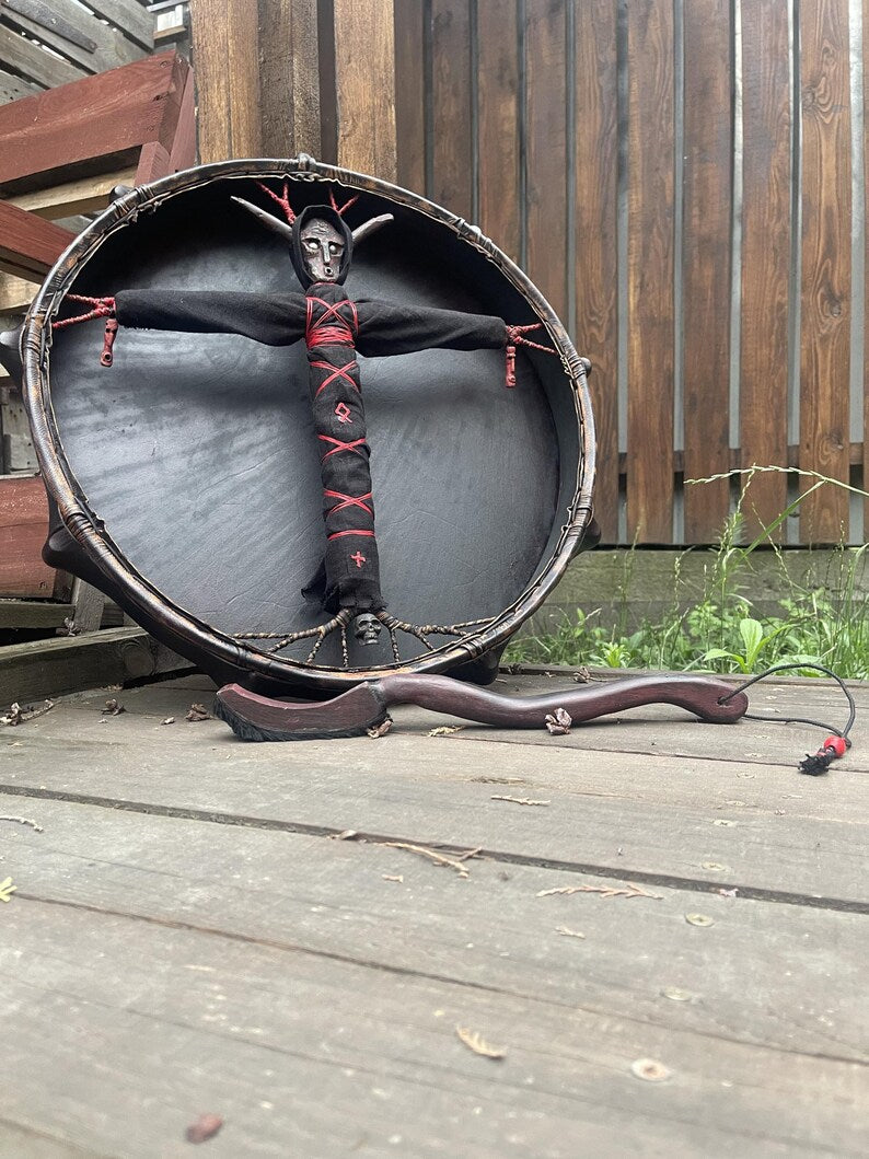 Shamanic Drum "Guardian of the Path" 20"