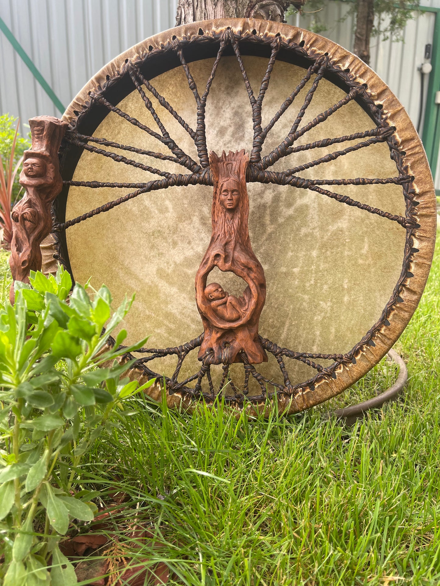Shaman drum Roda goddess