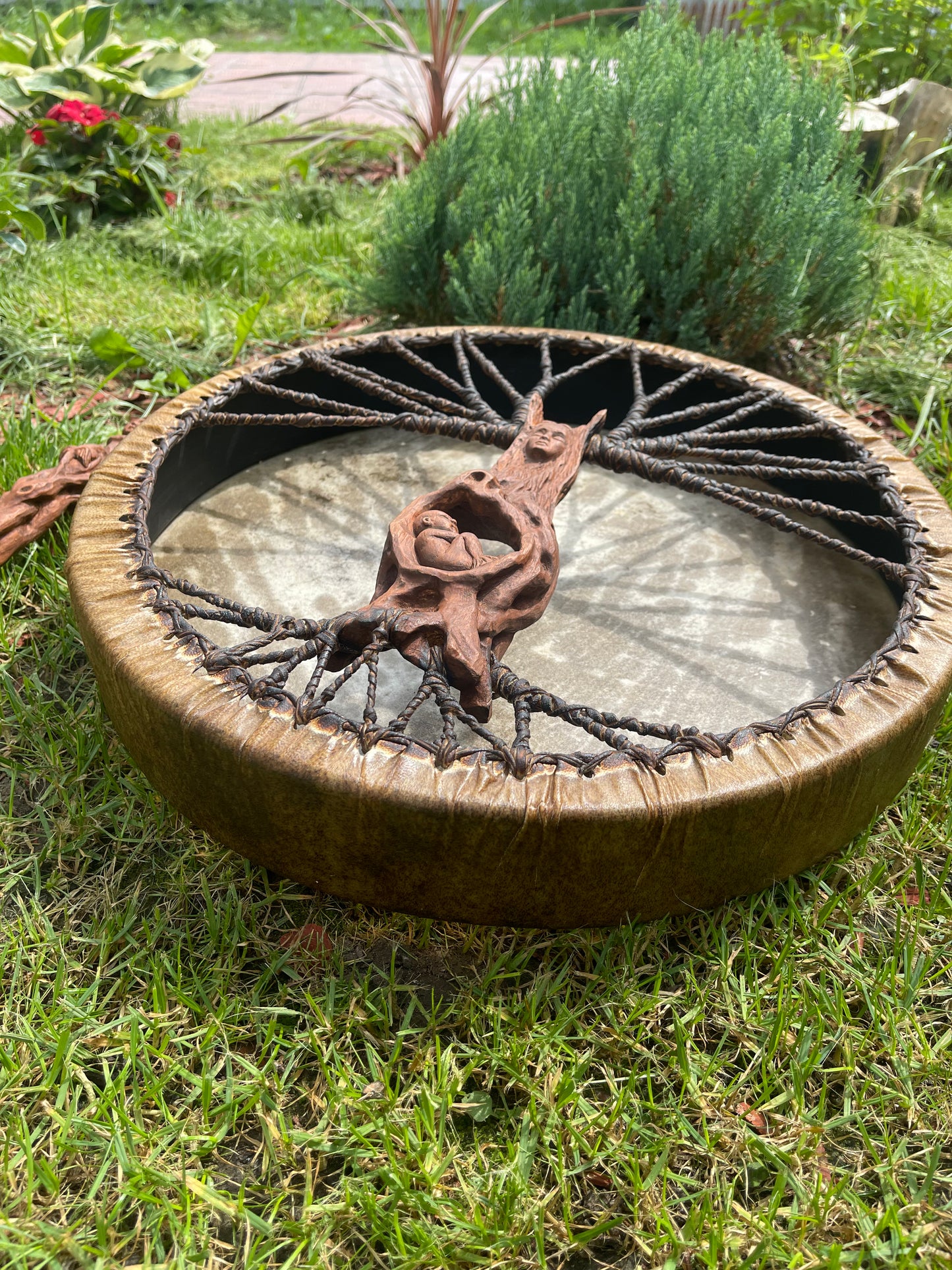 Shaman drum Roda goddess