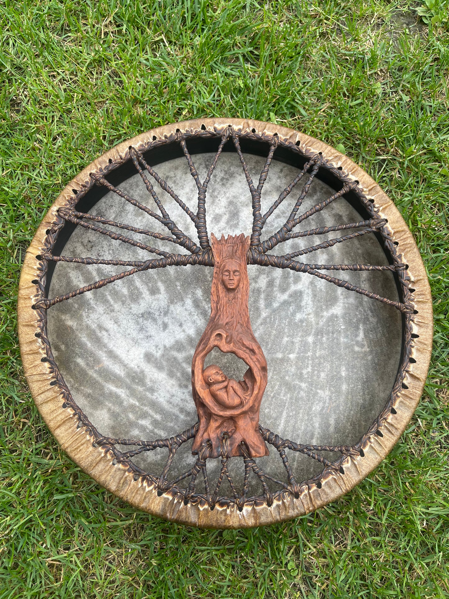 Shaman drum Roda goddess