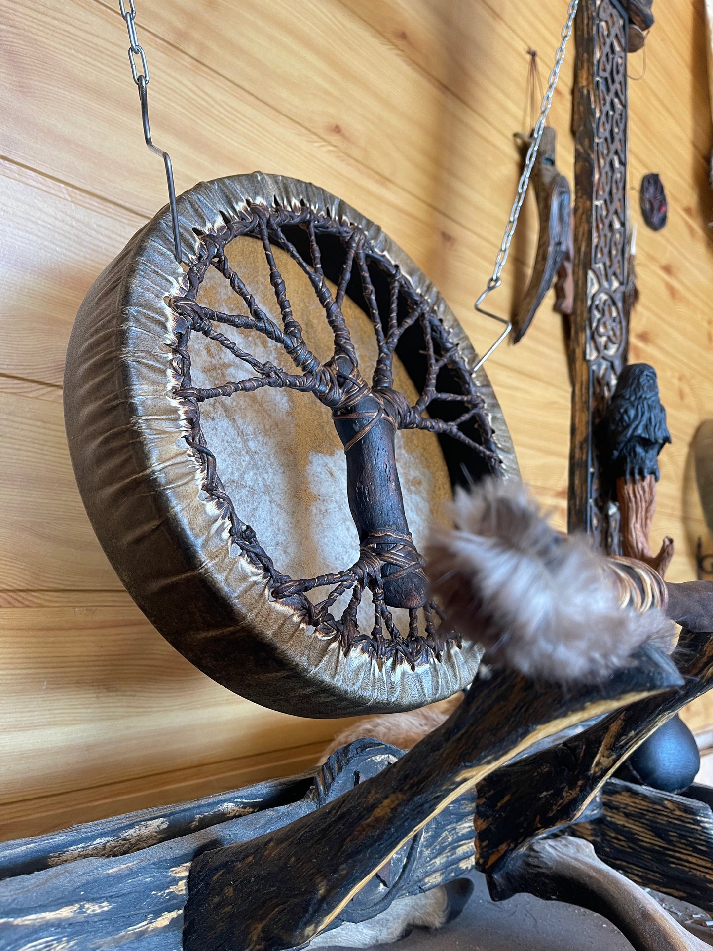 Shaman drum Tree of Life 12'
