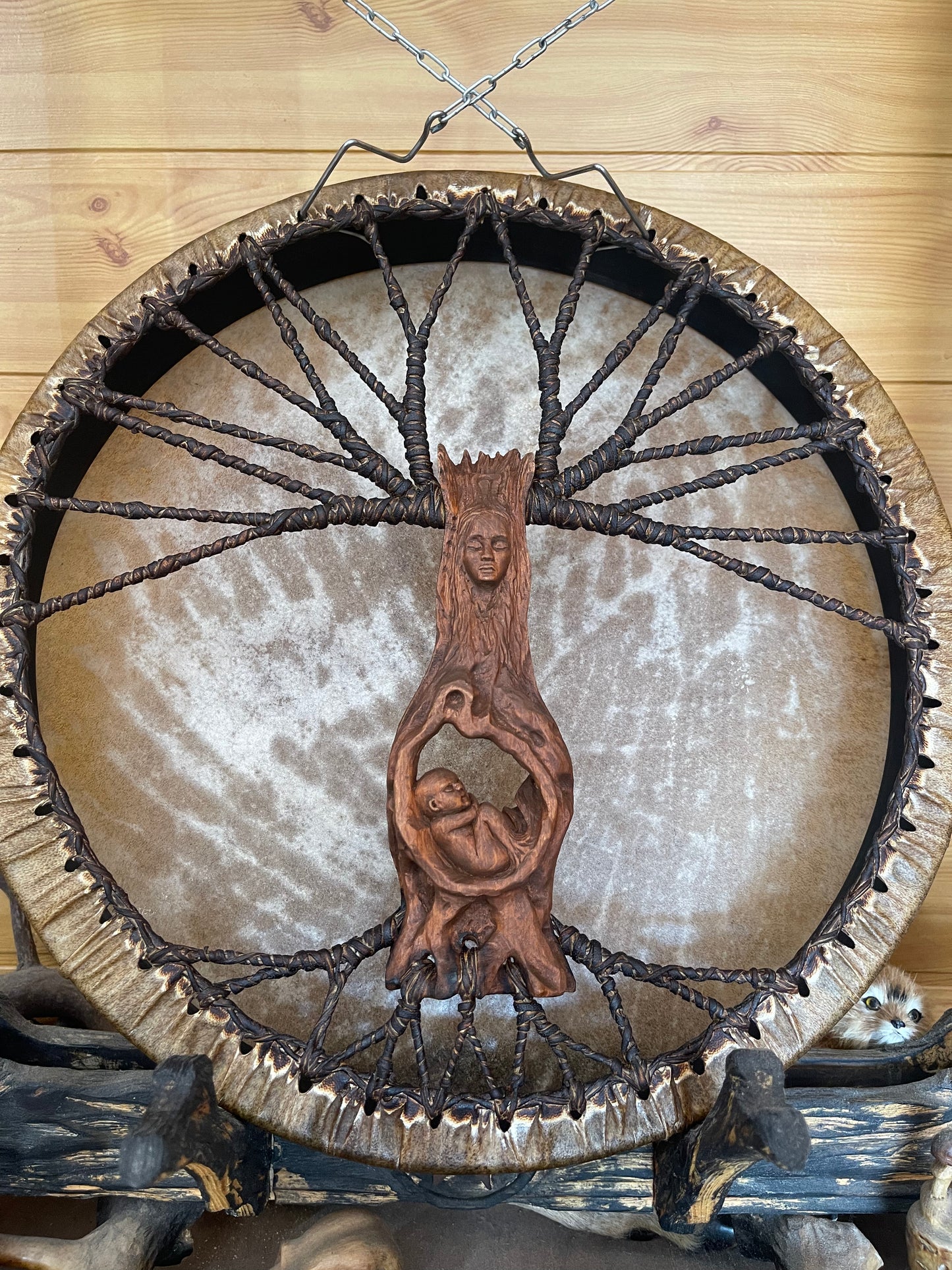 Shaman drum Roda goddess