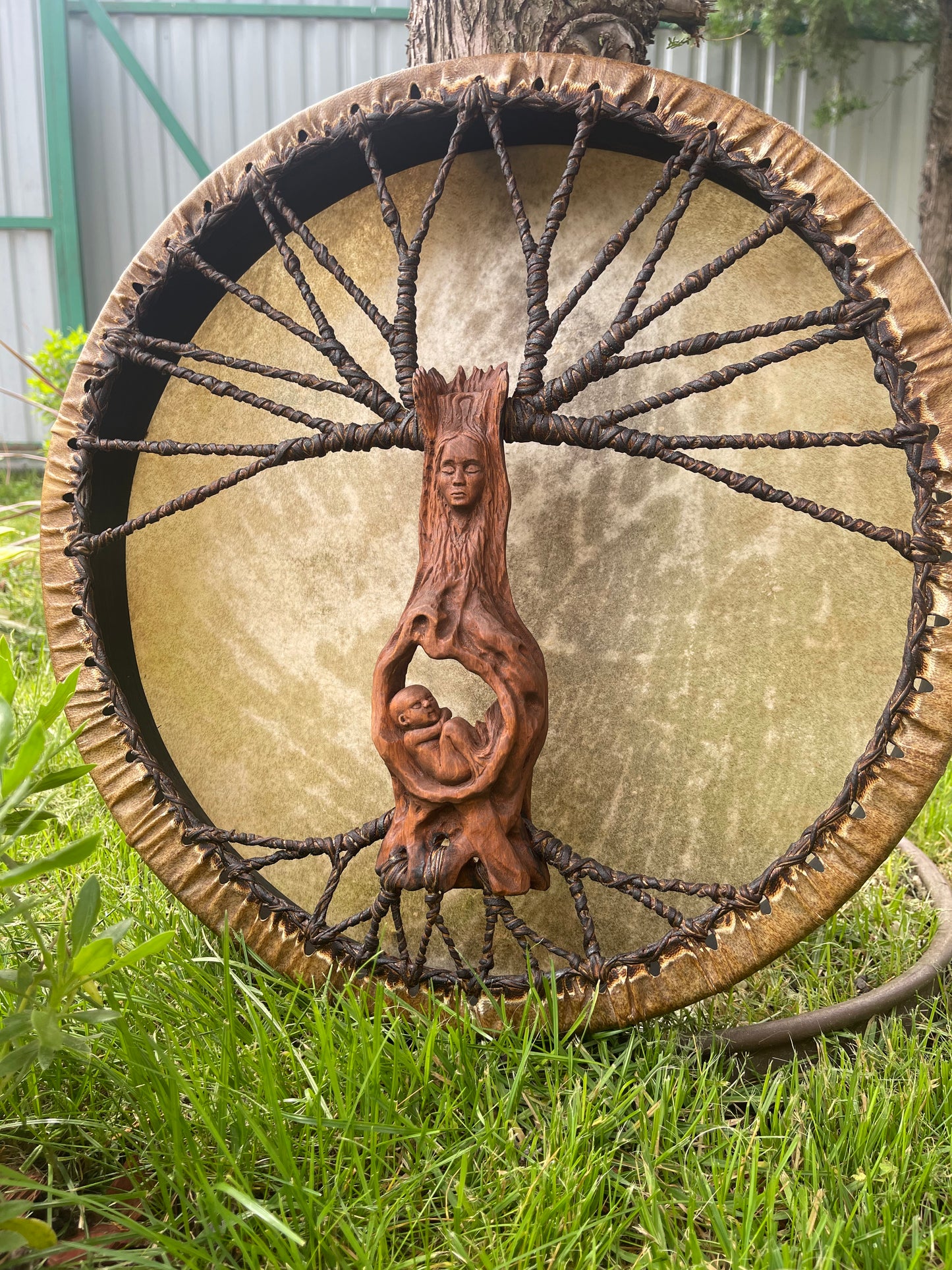 Shaman drum Roda goddess