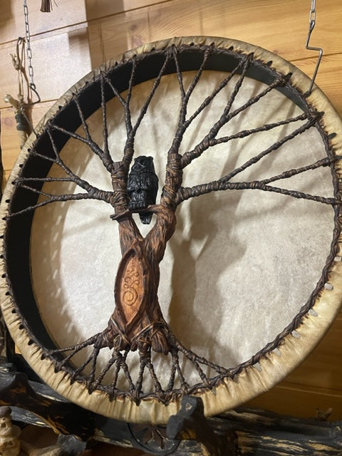 Shaman drum Owl