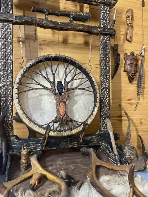 Shaman drum Owl
