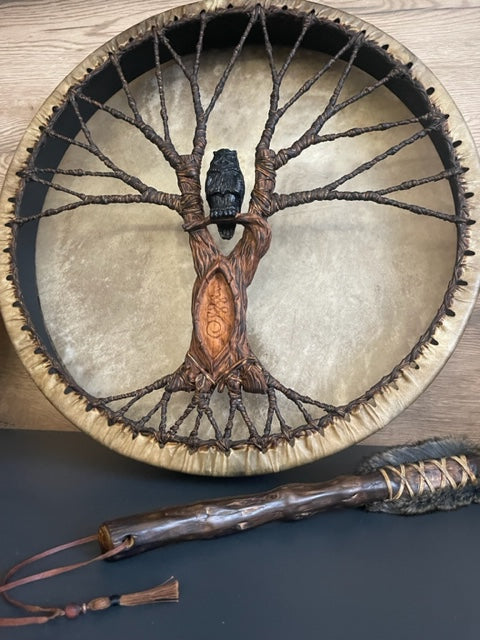 Shaman drum Owl