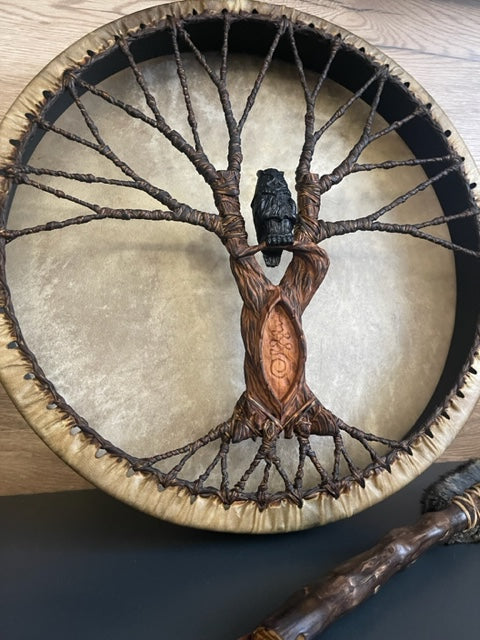 Shaman drum Owl