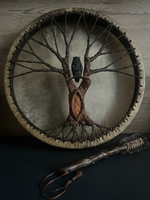 Shaman drum Owl