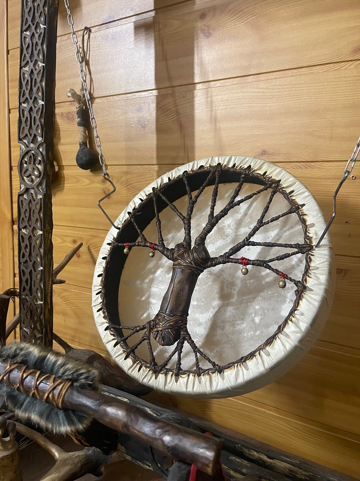Shaman drum Tree of Life 12'