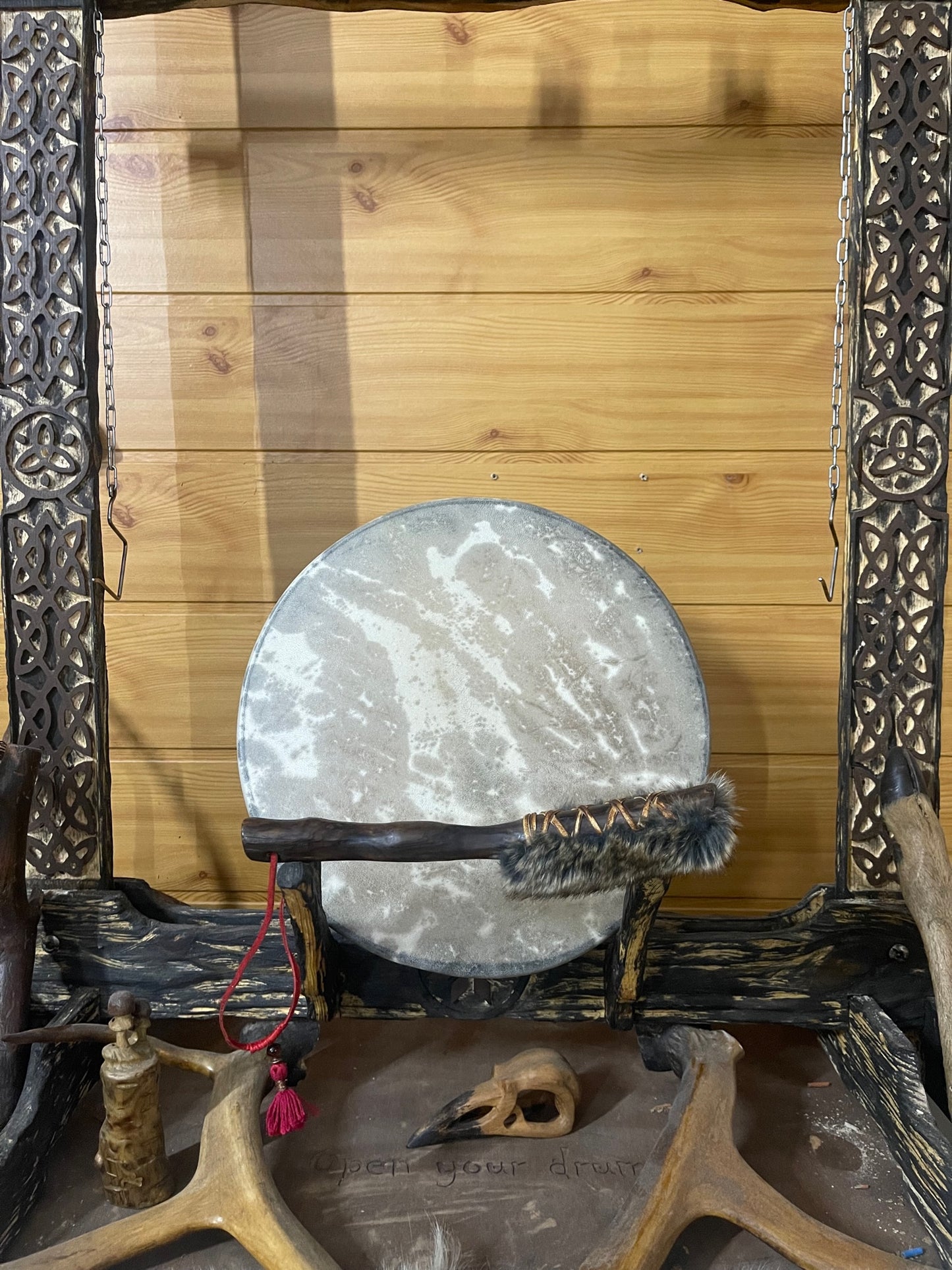 Shaman drum Tree of Life 12'