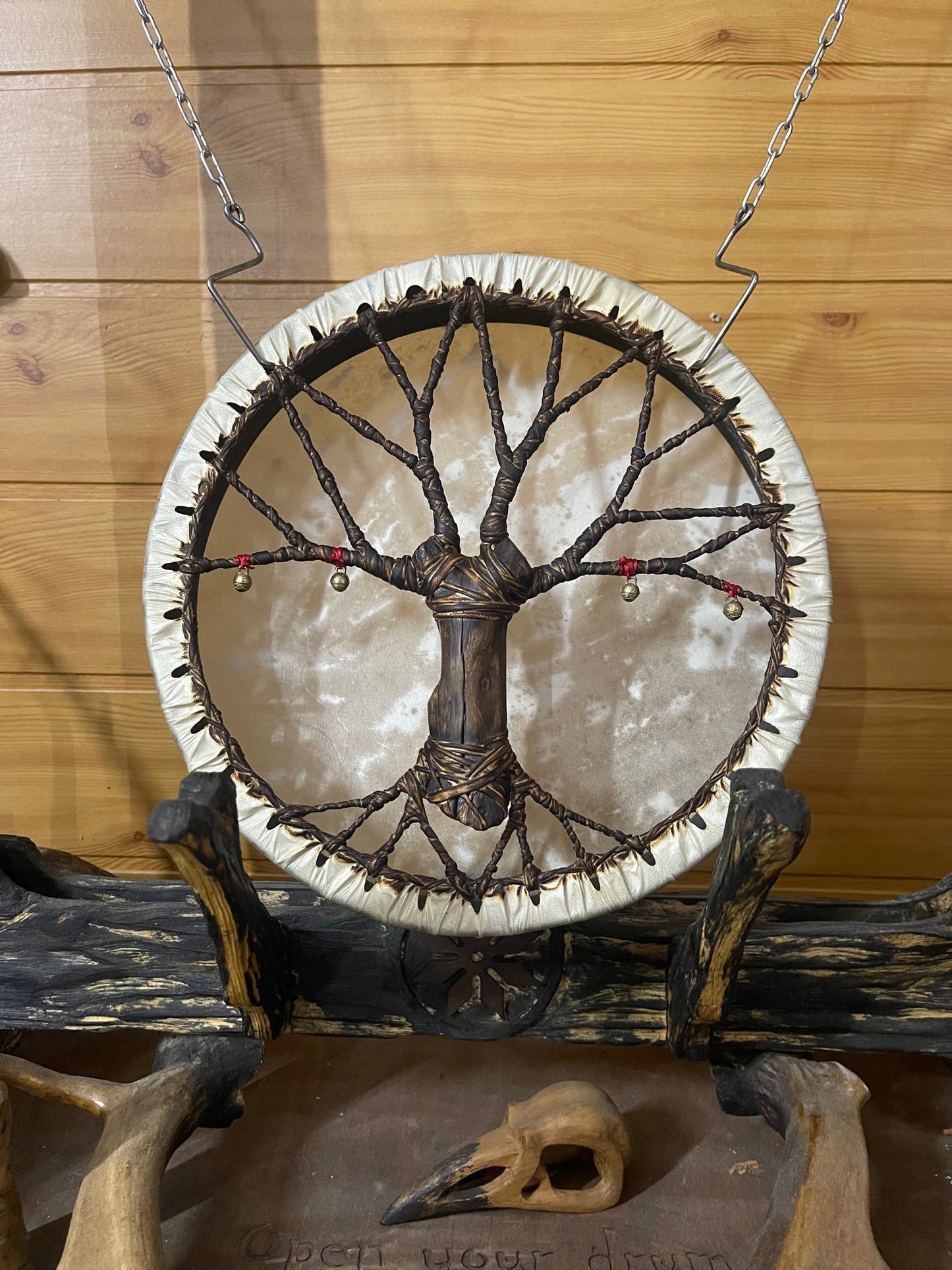 Shaman drum Tree of Life 12'