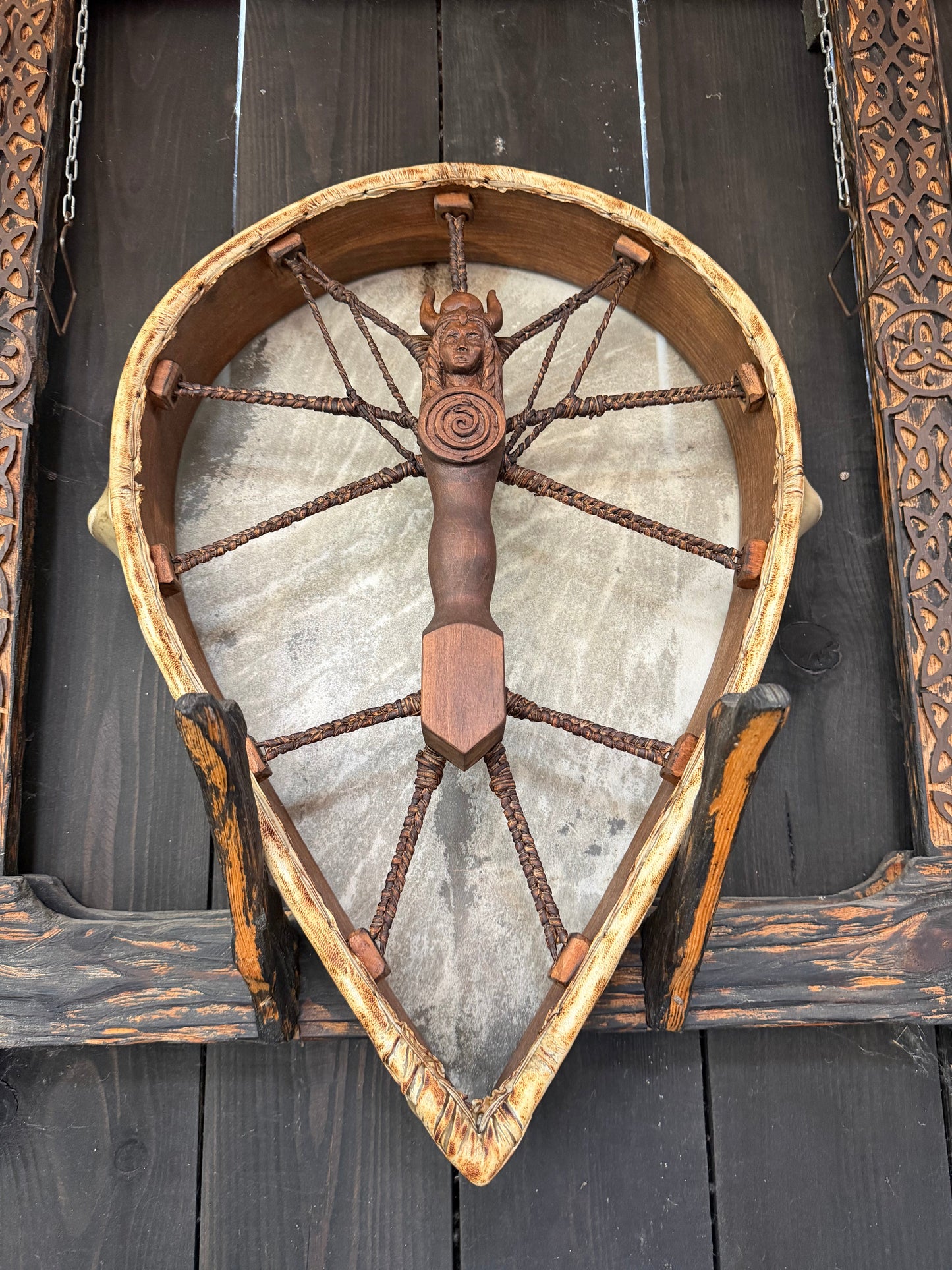 Shamanic Drum — 20/18" Teardrop