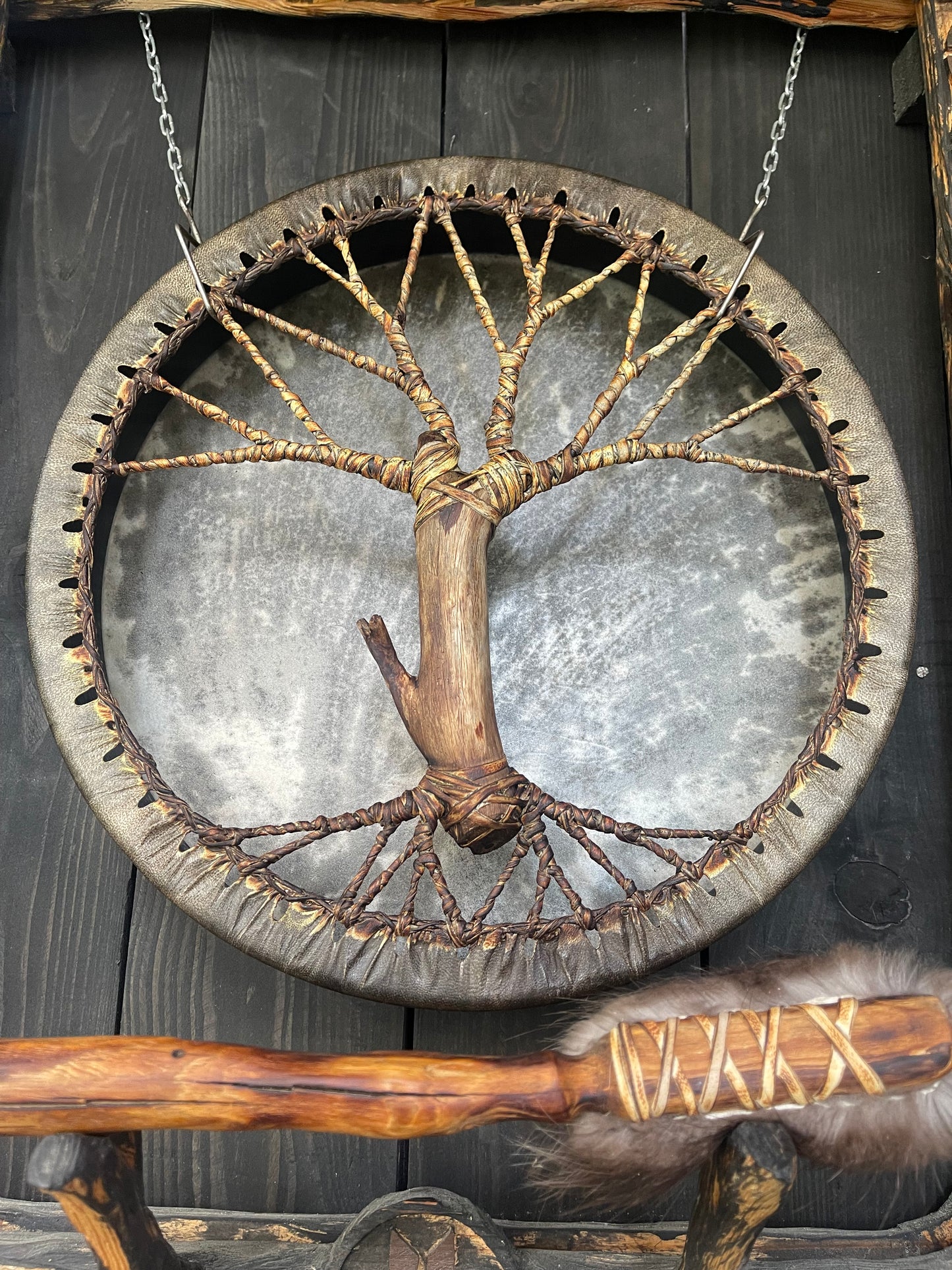 Shaman drum Tree of Life  16’