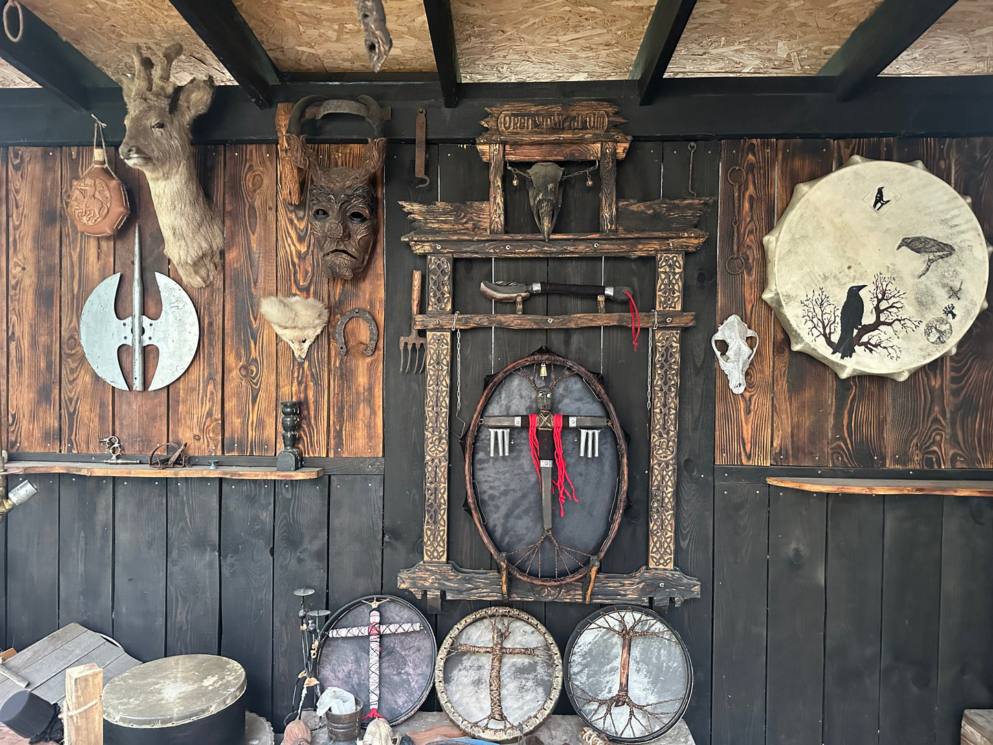 Siberian Drum — 24/20" Oval, Metal Voice