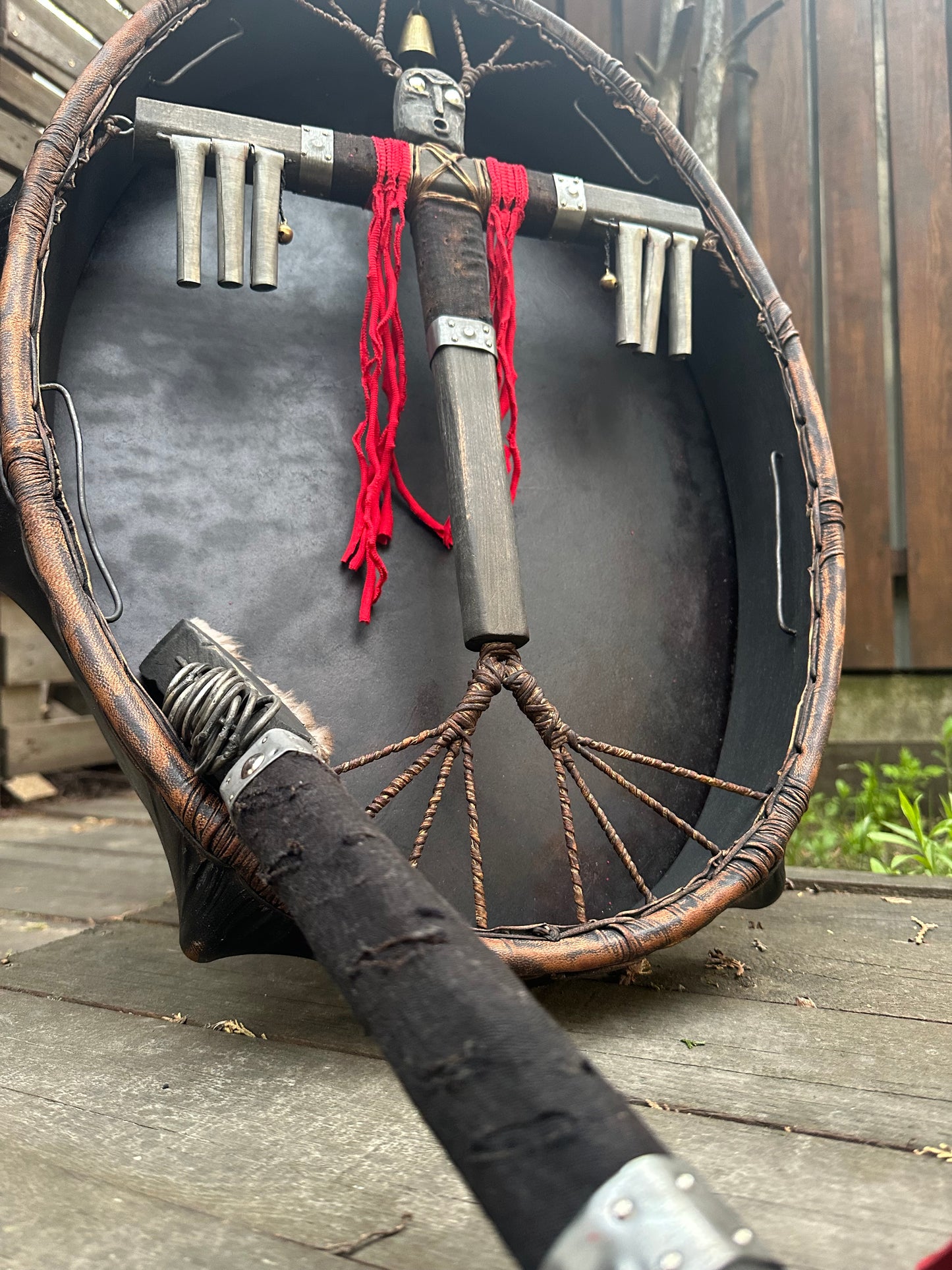 Siberian Drum — 24/20" Oval, Metal Voice