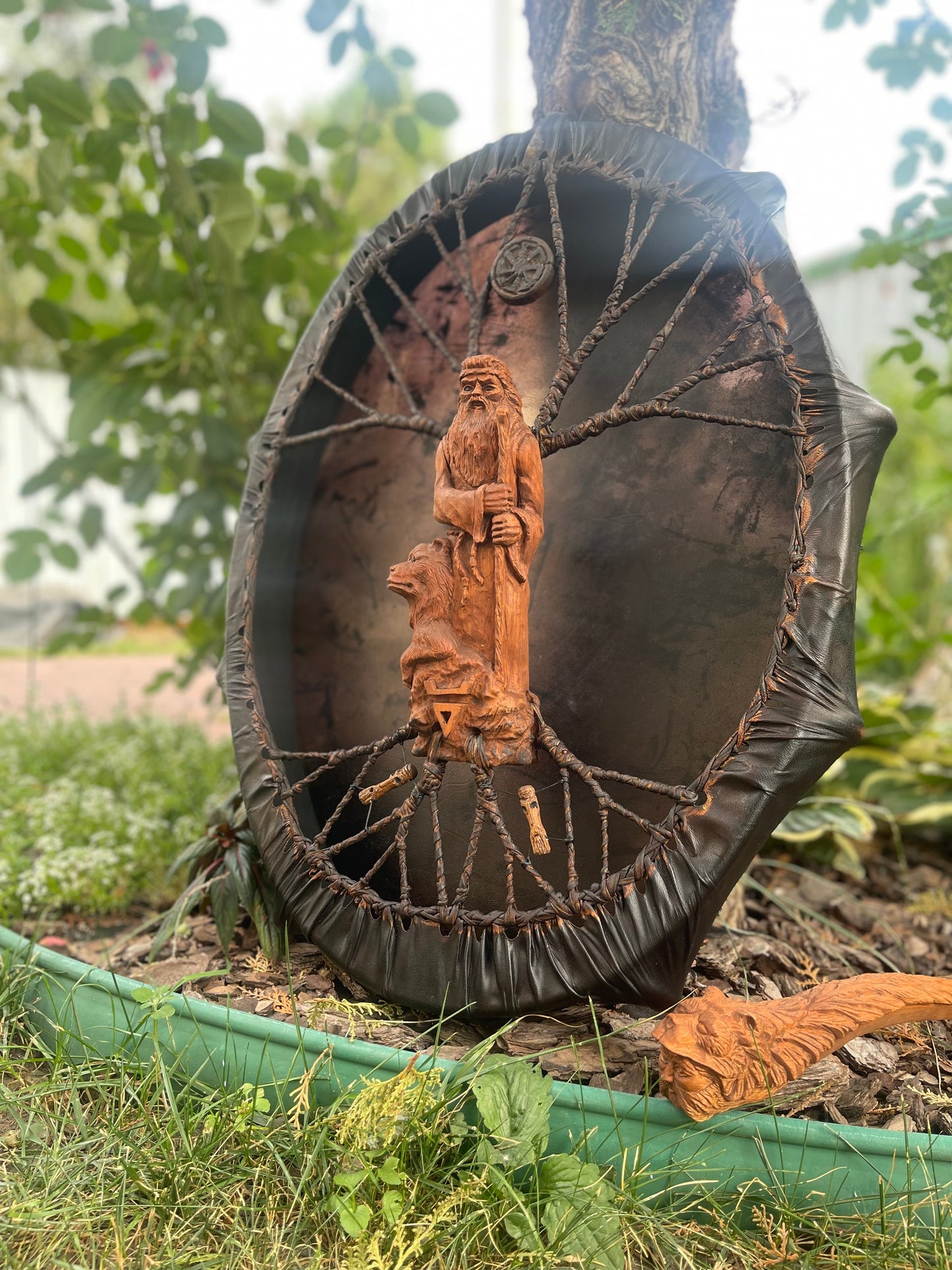 Shaman drum Veles