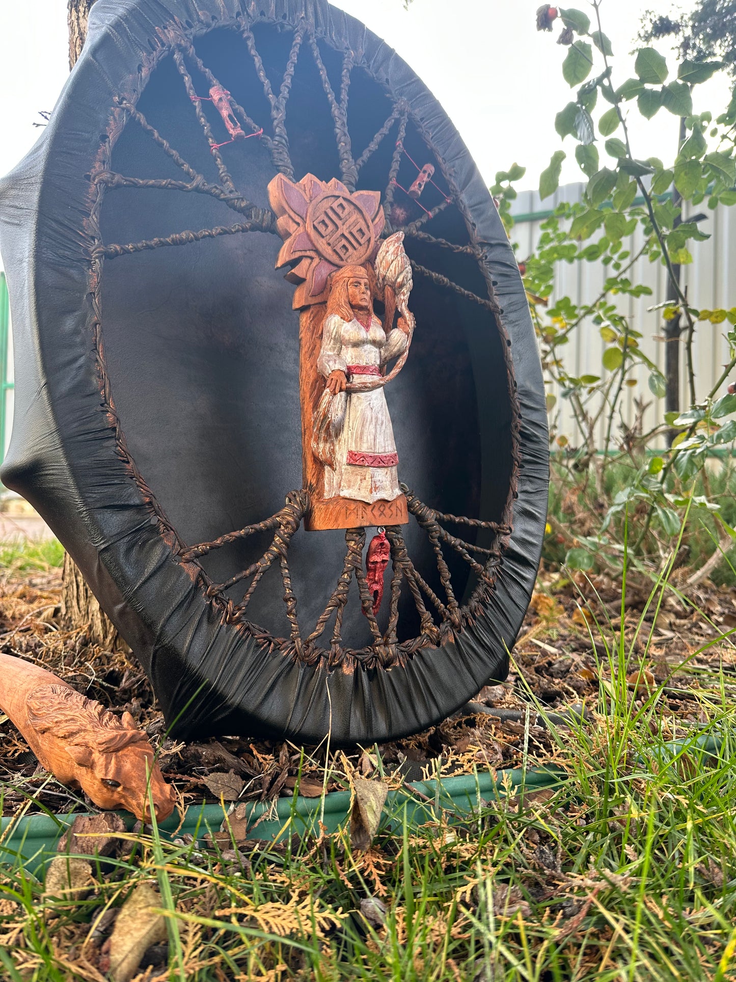 Slavic ancient drum Mokosha