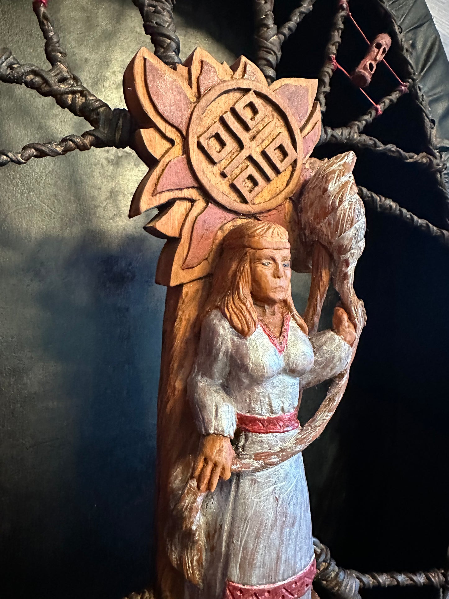 Slavic ancient drum Mokosha