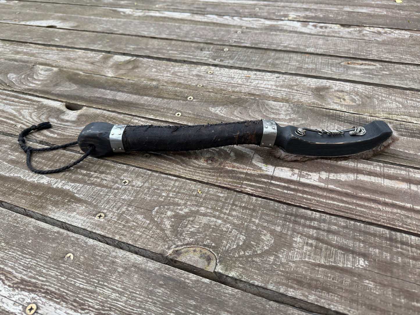 Ritual ring beater — head and rings