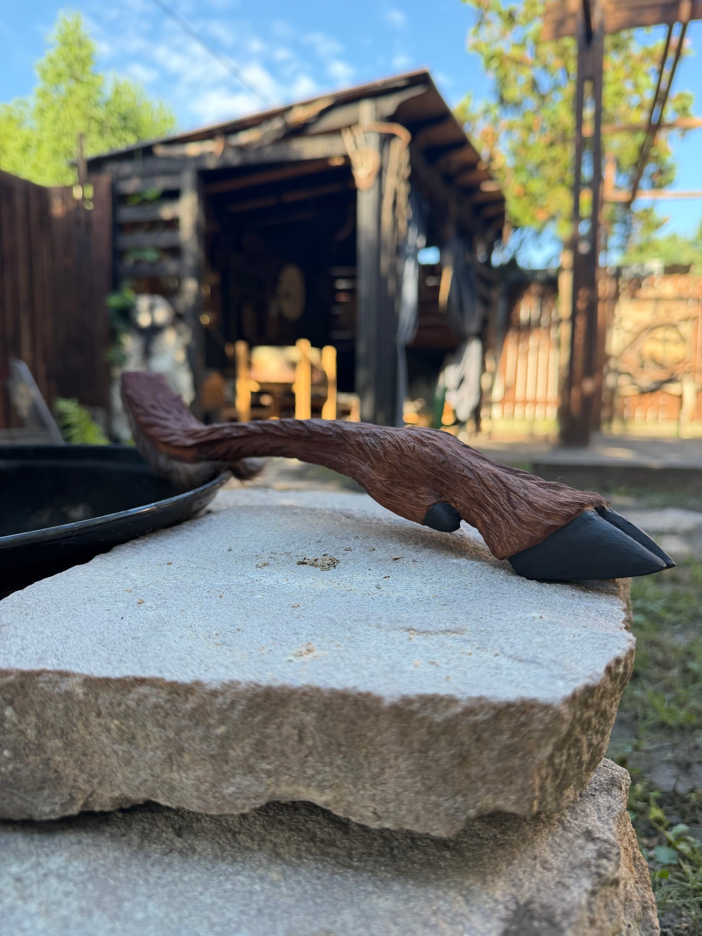 Shamanic beater Deer leg
