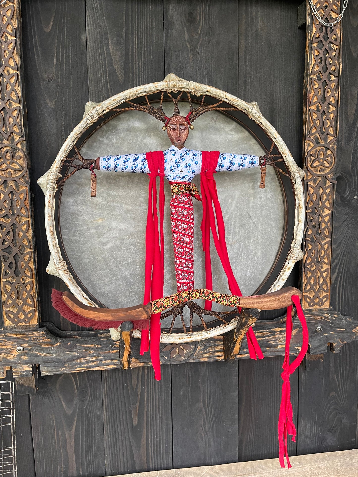 Slavic shamanic drum Bereginya