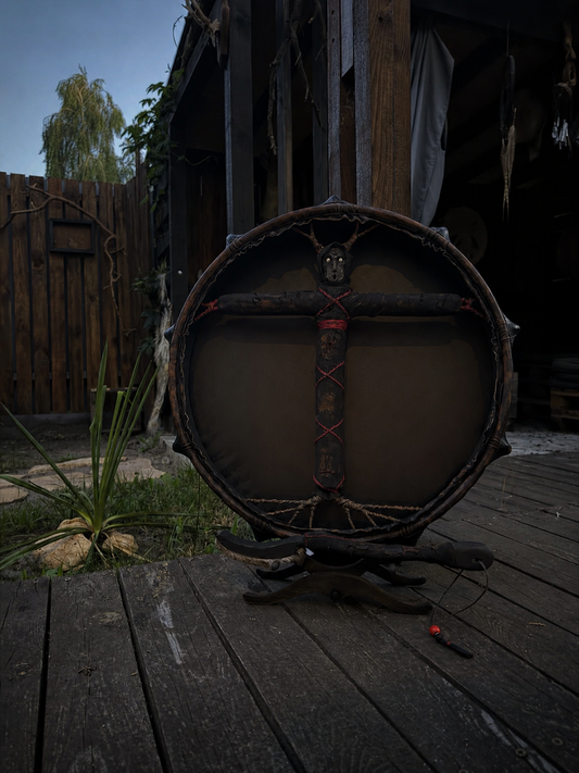 Shamanic Drum "Guardian of the Path" 20"