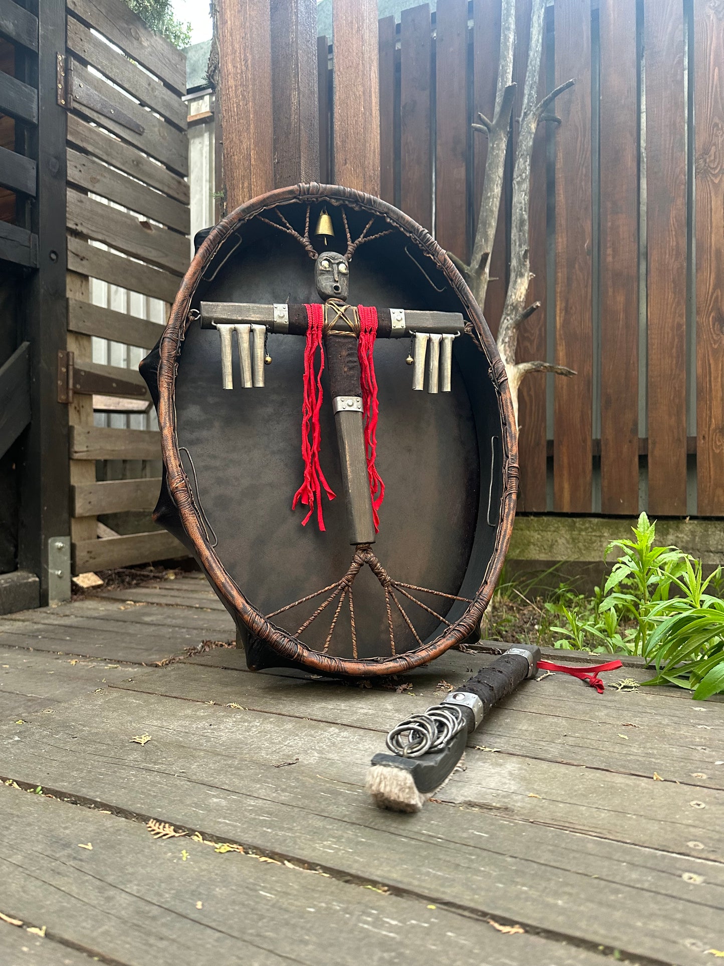 Siberian Drum — 24/20" Oval, Metal Voice