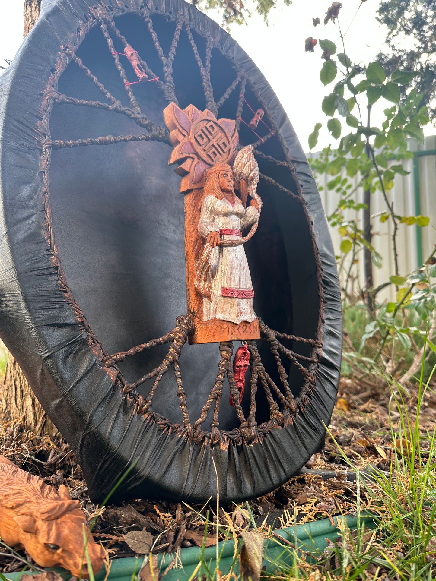 Slavic ancient drum Mokosha