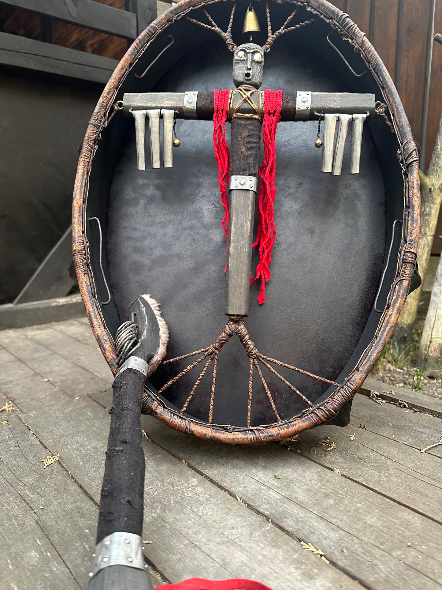 Siberian Drum — 24/20" Oval, Metal Voice