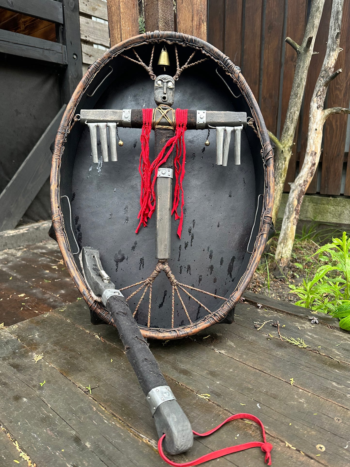 Siberian Drum — 24/20" Oval, Metal Voice