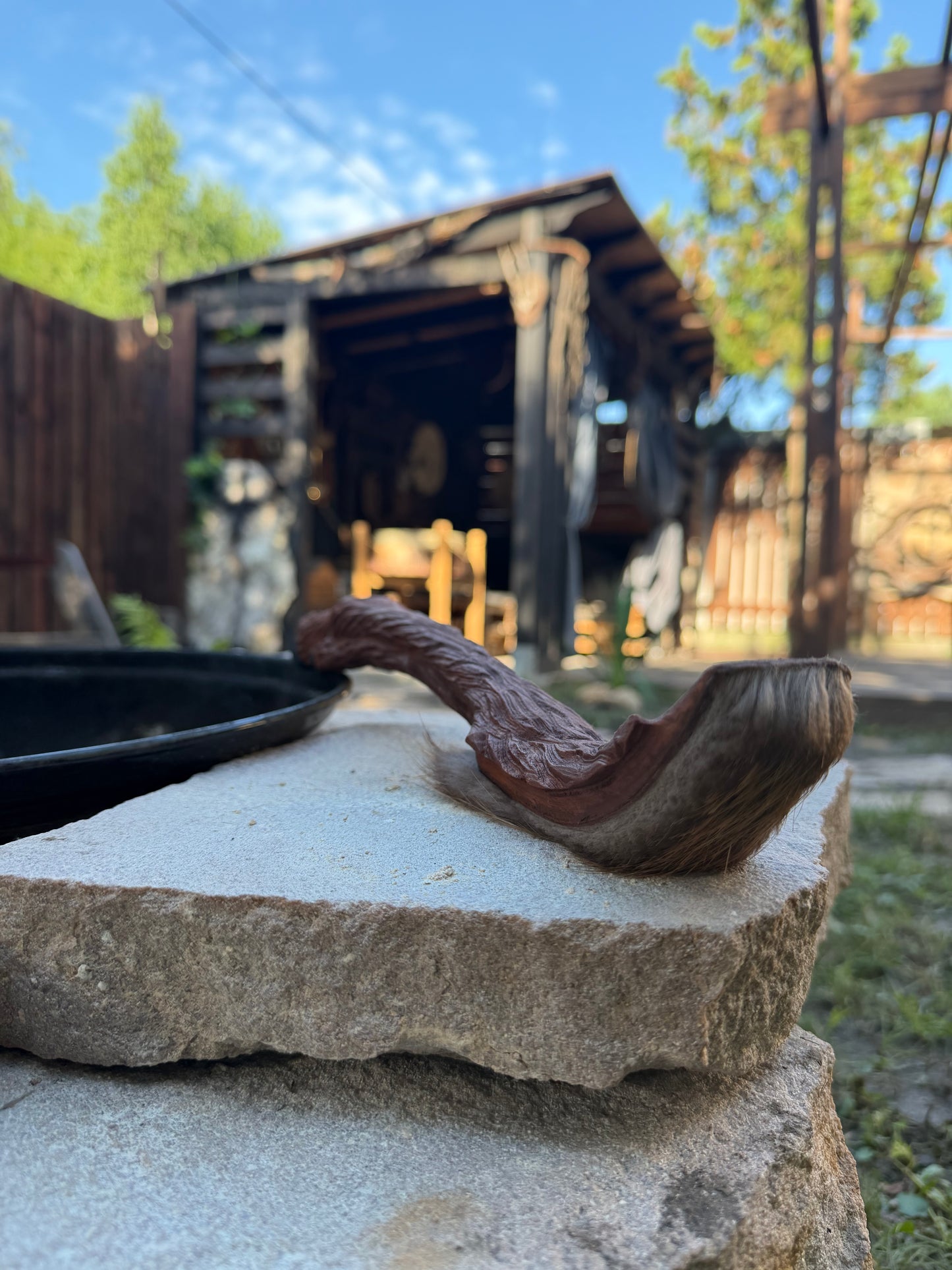 Shamanic beater Deer leg