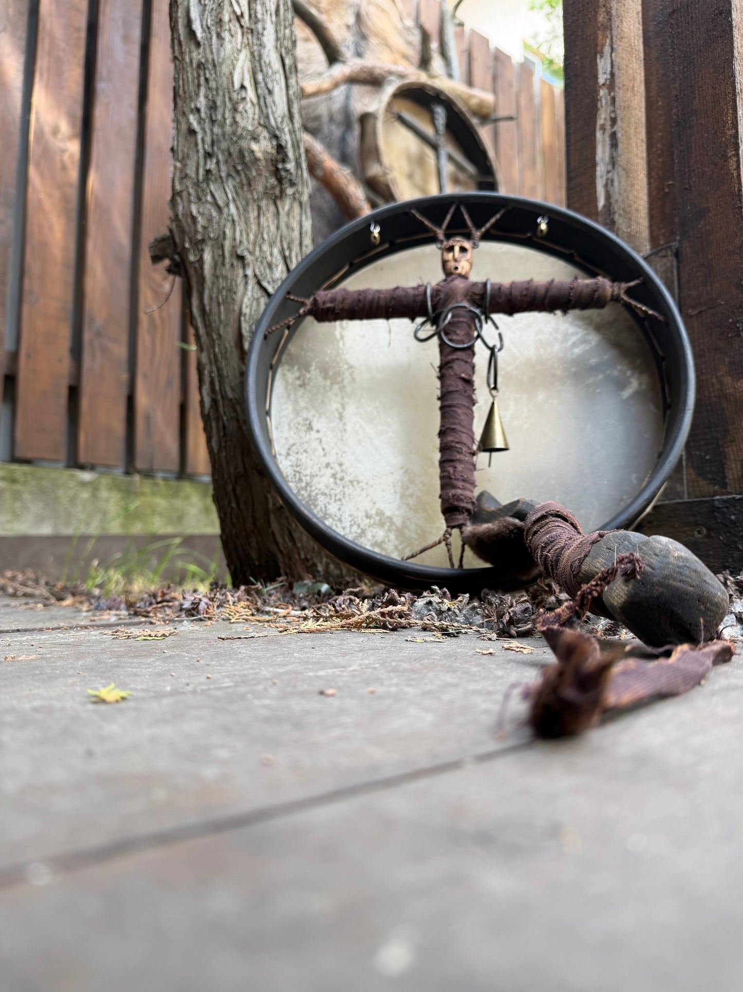 Keeper of the Way Siberian drum with beater
