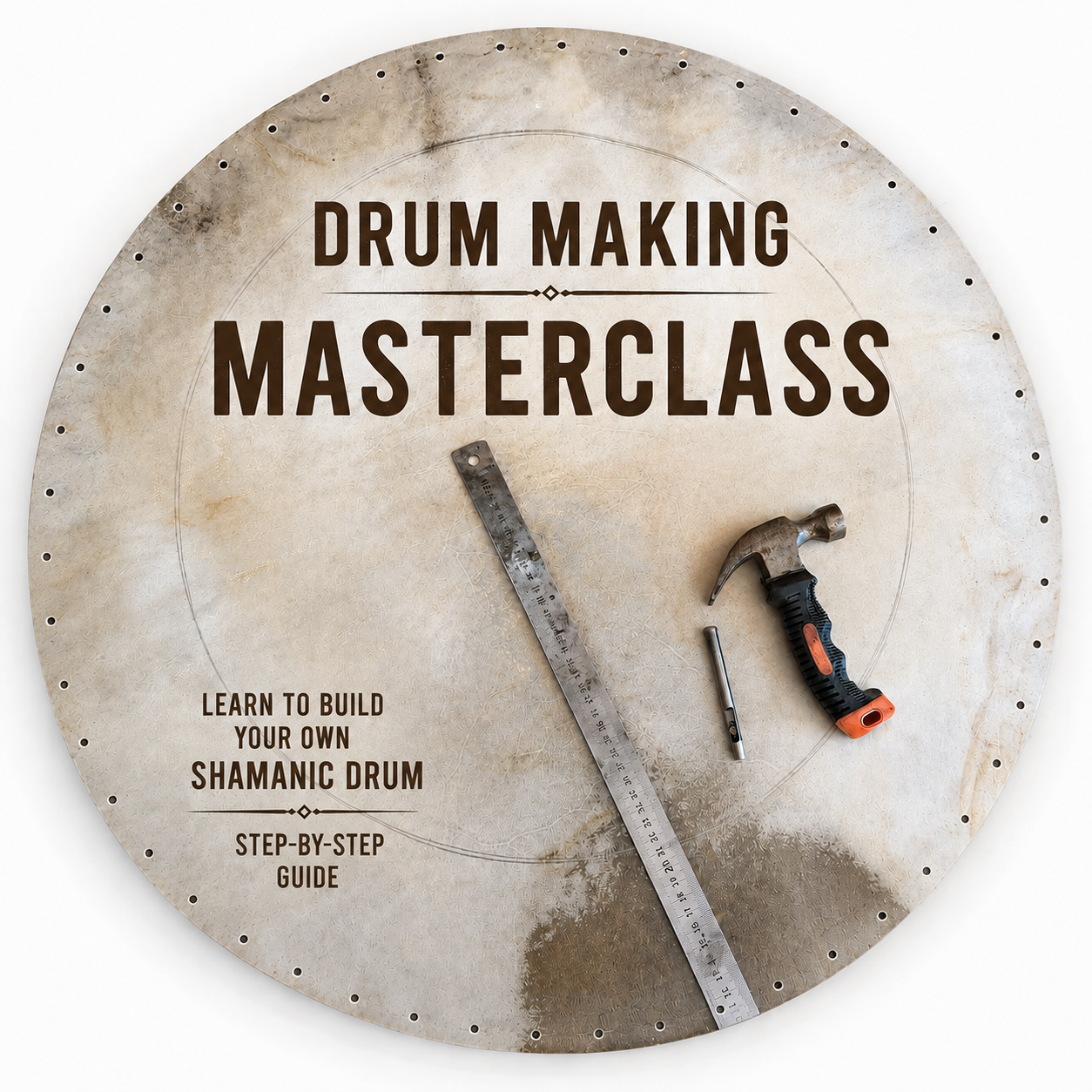 Drum Making Masterclass — How to Stretch the Skin on a Frame