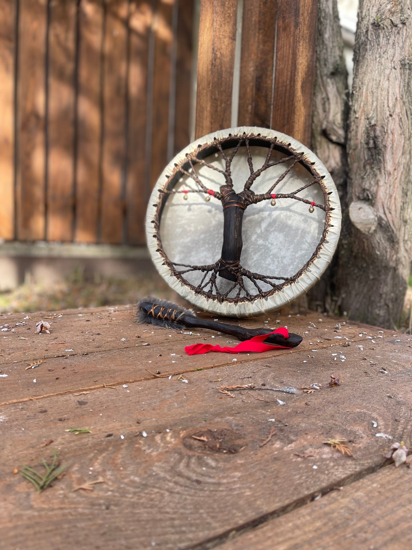 Shaman drum Tree of Life 12'