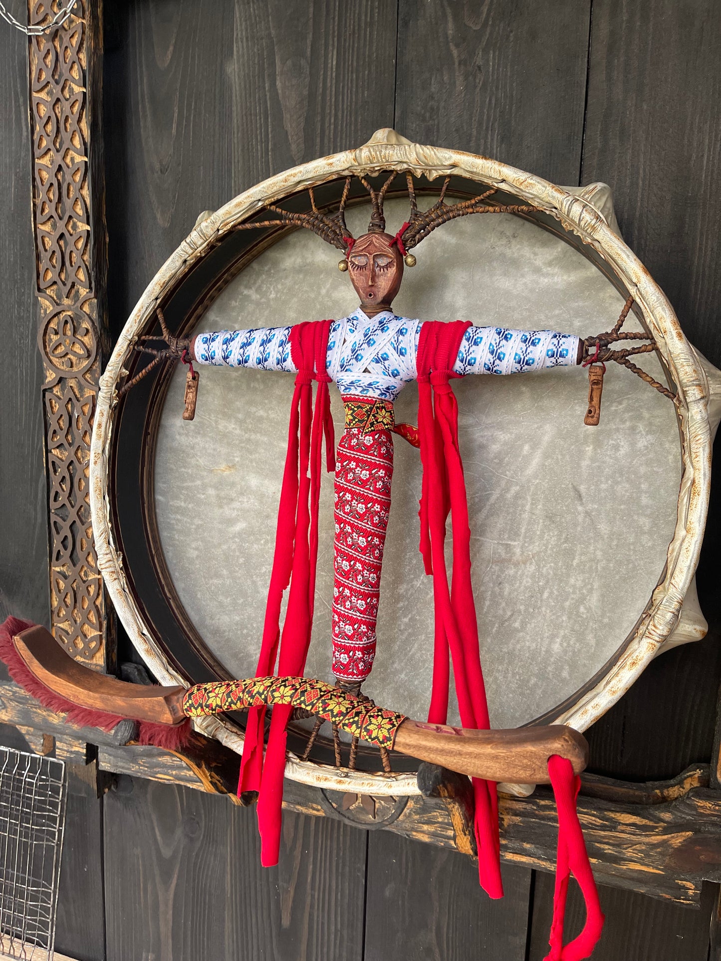 Slavic shamanic drum Bereginya