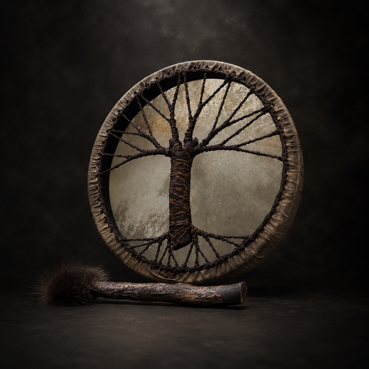 Shamanic Drum 'Tree of Life' — 16" Round