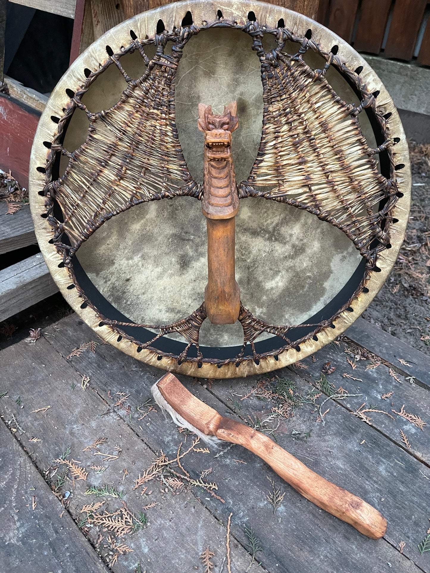 Shaman drum the Dragon