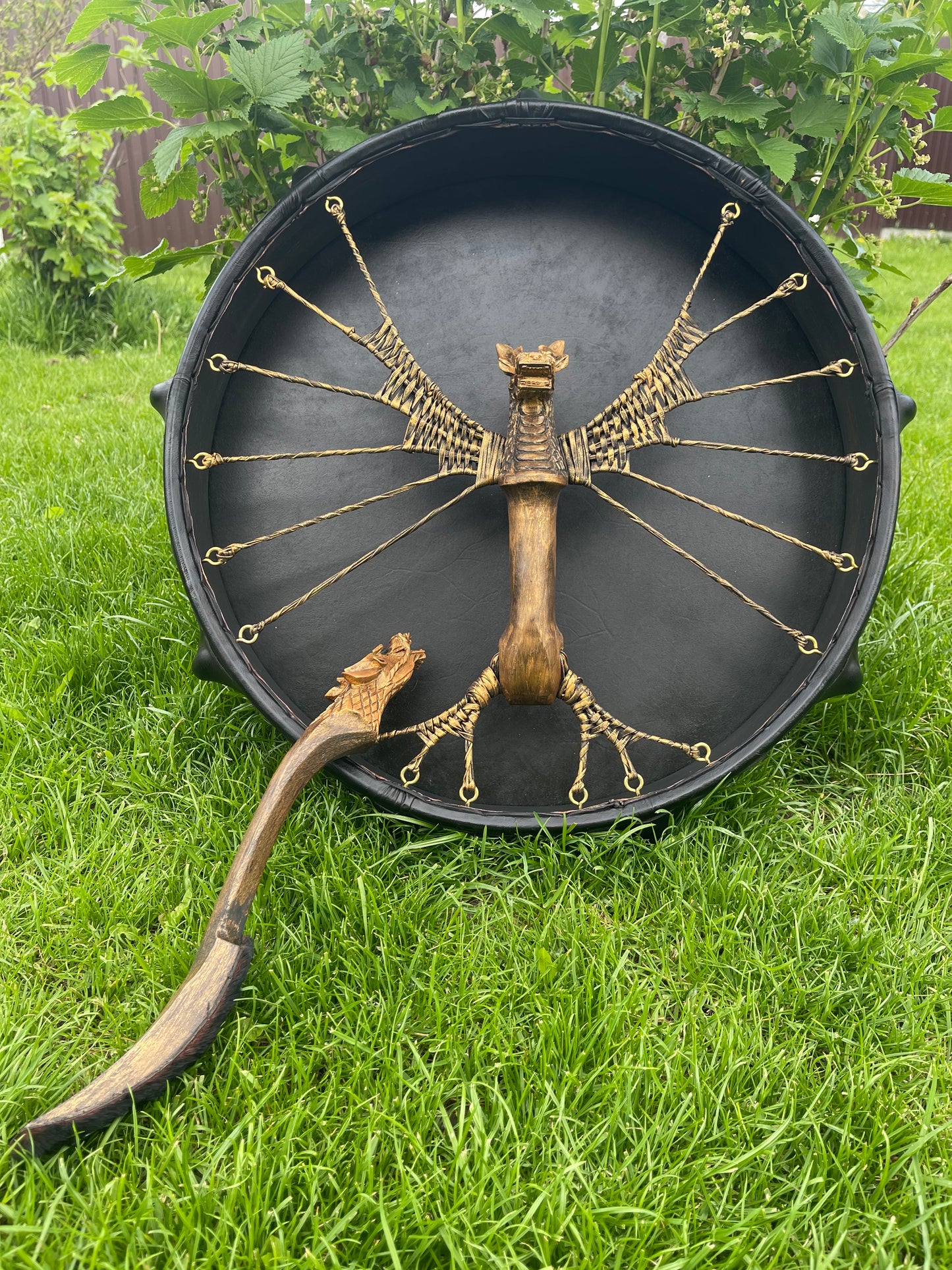 Shaman drum Golden Dragon