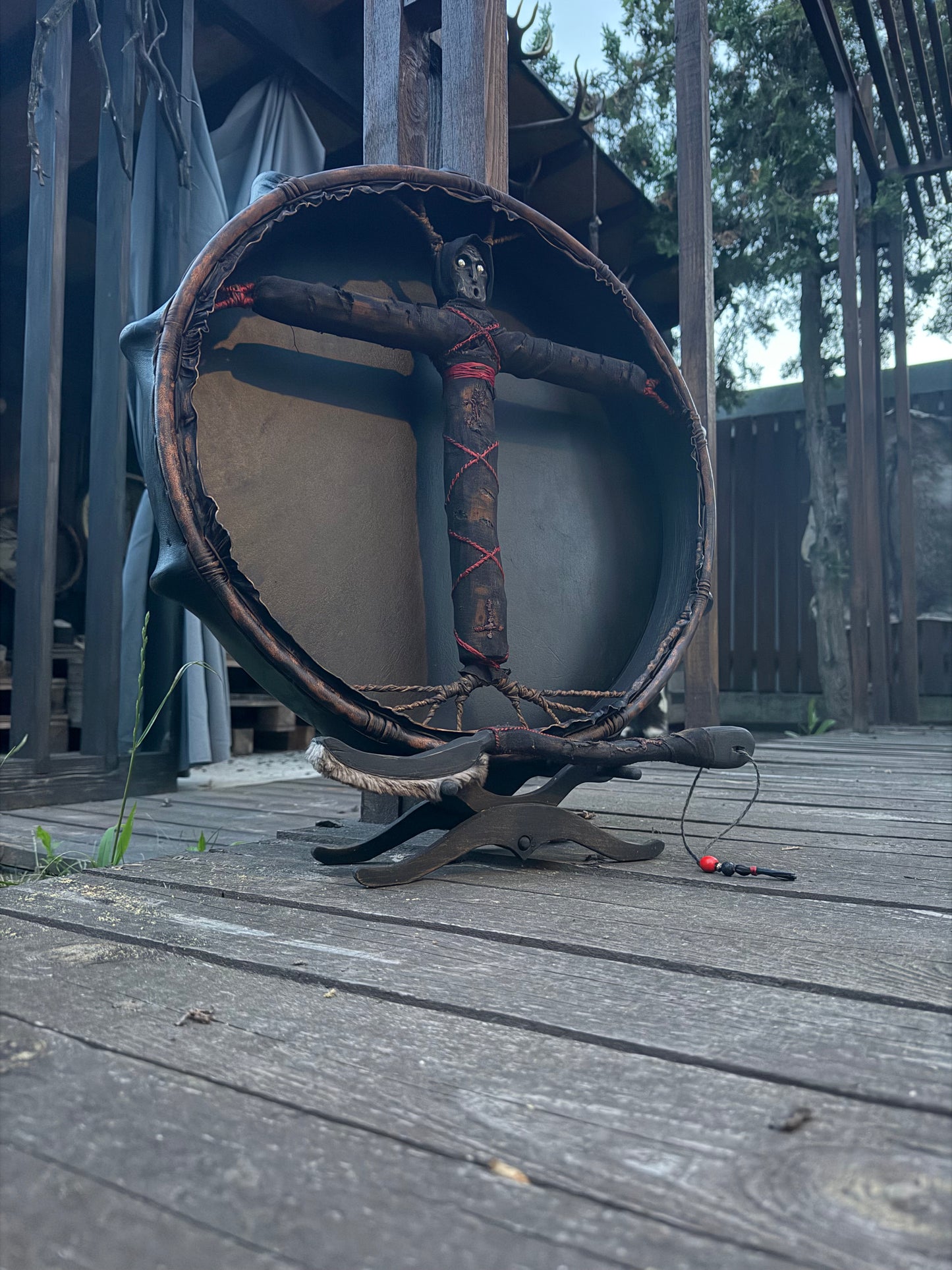 Shamanic Drum "Guardian of the Path" 20"