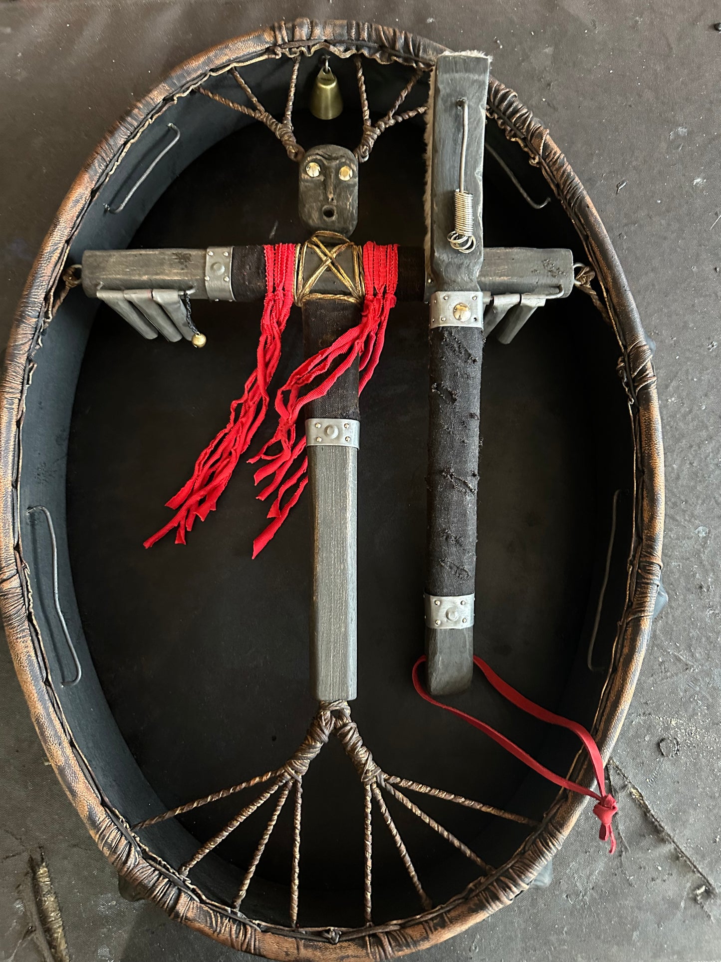 Siberian Drum — 24/20" Oval, Metal Voice
